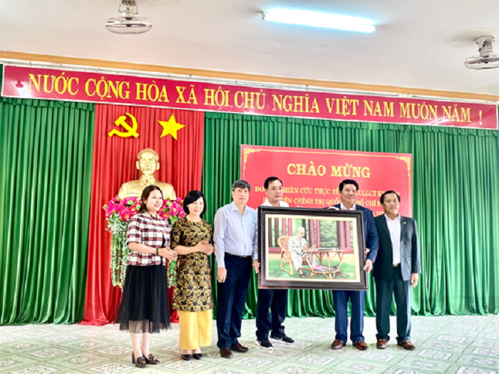 UBND huyện Ea H’leo Làm việc với đoàn nghiên cứu thực tế của Học viện Chính trị quốc gia Hồ Chí Minh